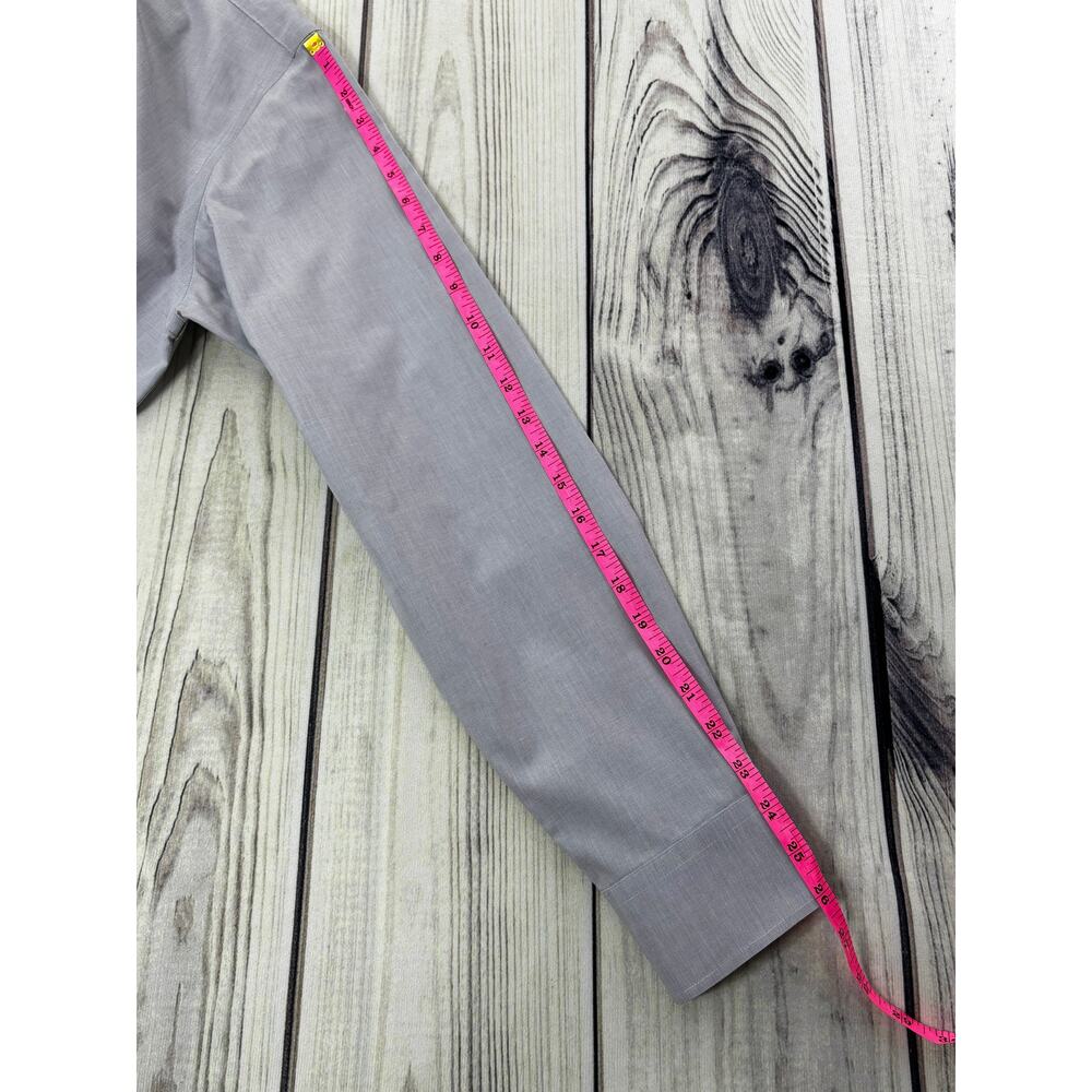 UnTuckit Men's Rubican WF Gray XL Wrinkle Free 100% Cotton Button Up - Picture 8 of 10